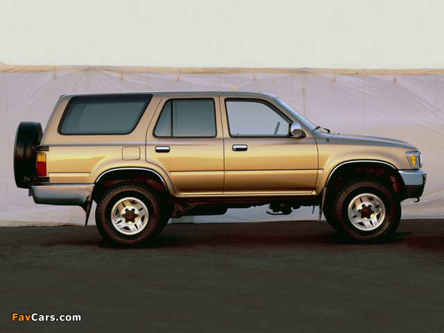 Toyota 4Runner 5-door US-spec 1989–92 photos (640 x 480)