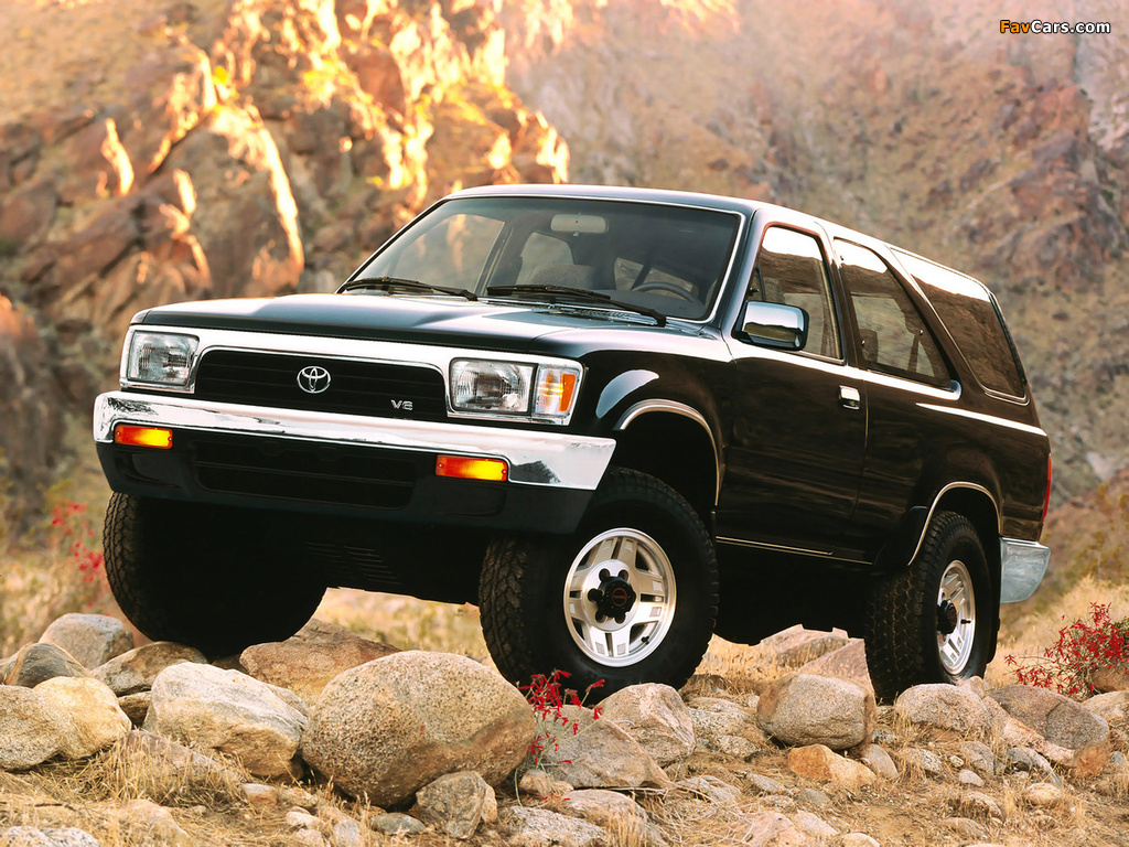 Toyota 4Runner 3-door US-spec 1992–95 photos (1024 x 768)