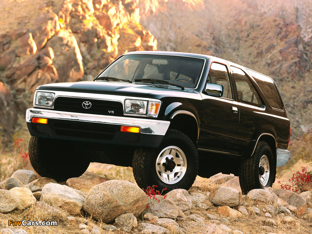 Toyota 4Runner 3-door US-spec 1992–95 photos (640 x 480)