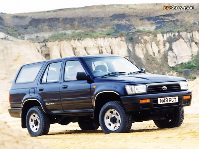 Toyota 4Runner 5-door UK-spec 1992–95 photos (640 x 480)