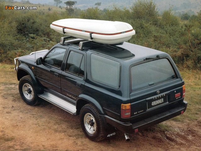 Toyota 4Runner 5-door UK-spec 1992–95 photos (640 x 480)