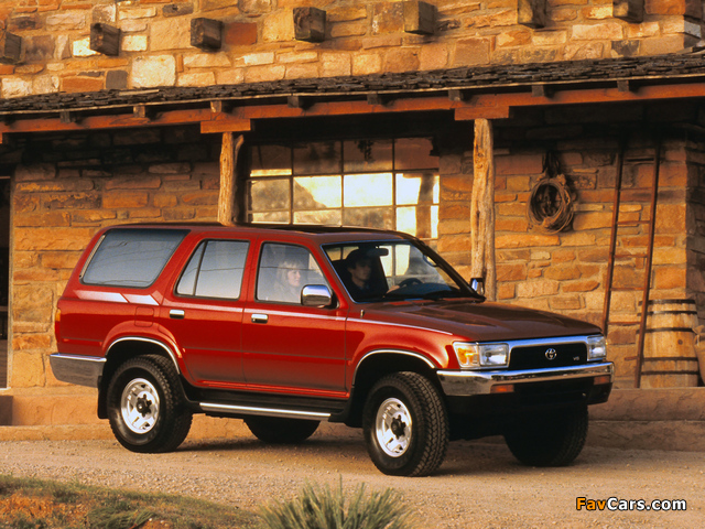 Toyota 4Runner 5-door US-spec 1992–95 pictures (640 x 480)
