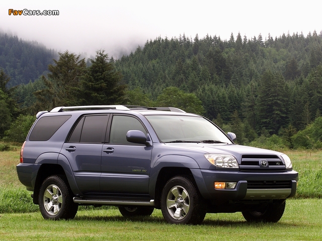 Toyota 4Runner Limited 2003–05 wallpapers (640 x 480)