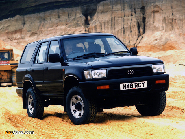 Toyota 4Runner 5-door UK-spec 1992–95 wallpapers (640 x 480)