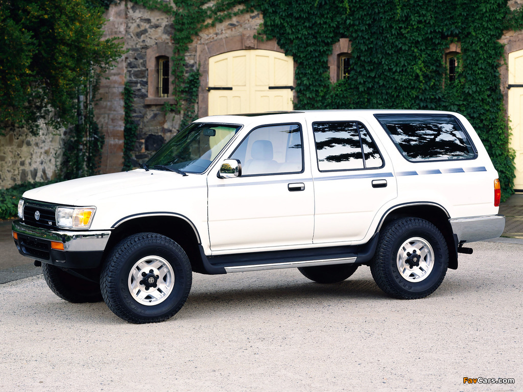 Toyota 4Runner 5-door US-spec 1992–95 wallpapers (1024 x 768)