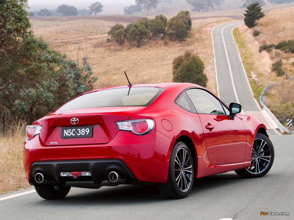 Pictures of Toyota 86 GTS AU-spec 2012 (1024 x 768)