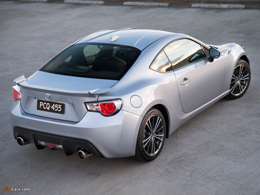 Toyota 86 GTS AU-spec 2012 photos (1024 x 768)