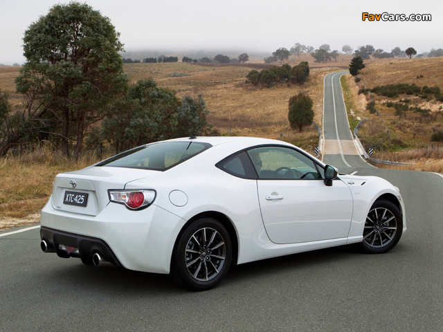 Toyota 86 GT AU-spec 2012 photos (640 x 480)