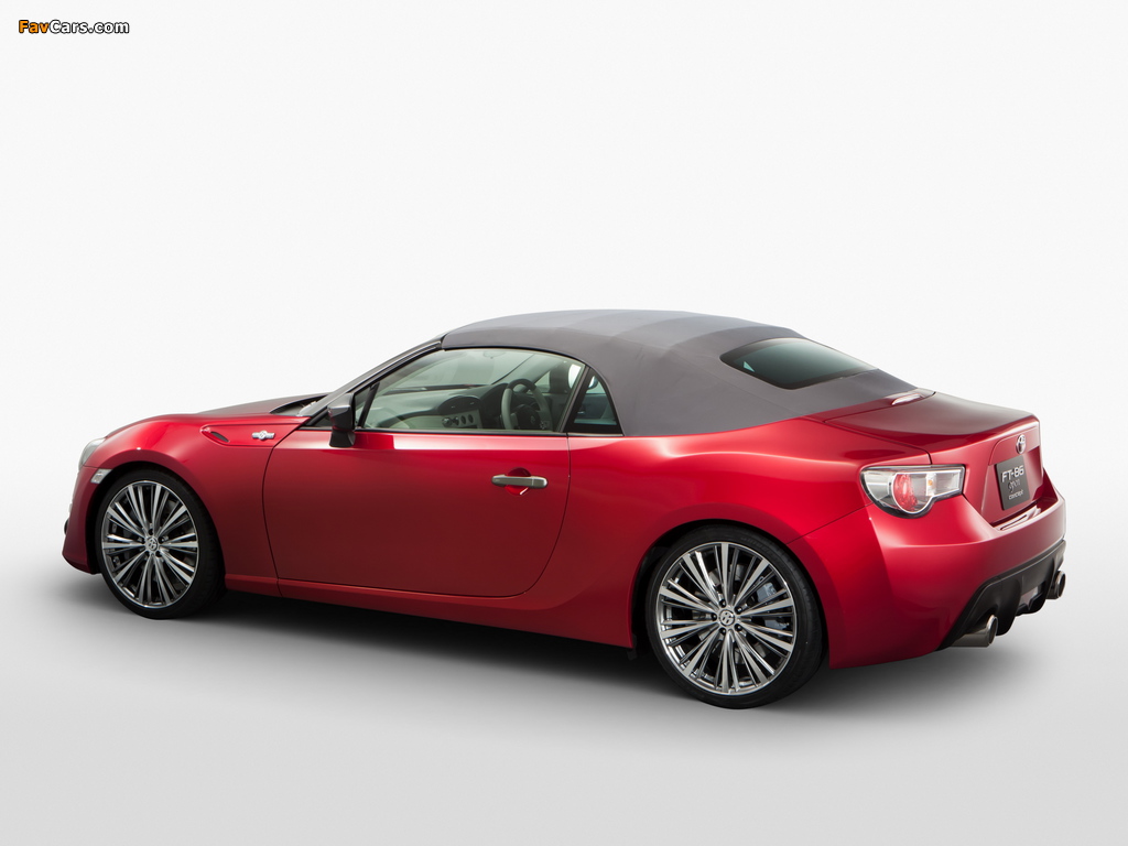 Toyota FT-86 Open Concept JP-spec 2013 wallpapers (1024 x 768)