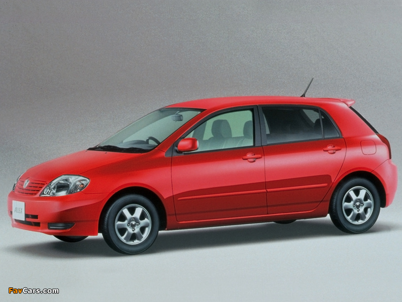 Images of Toyota Allex 2001–02 (800 x 600)