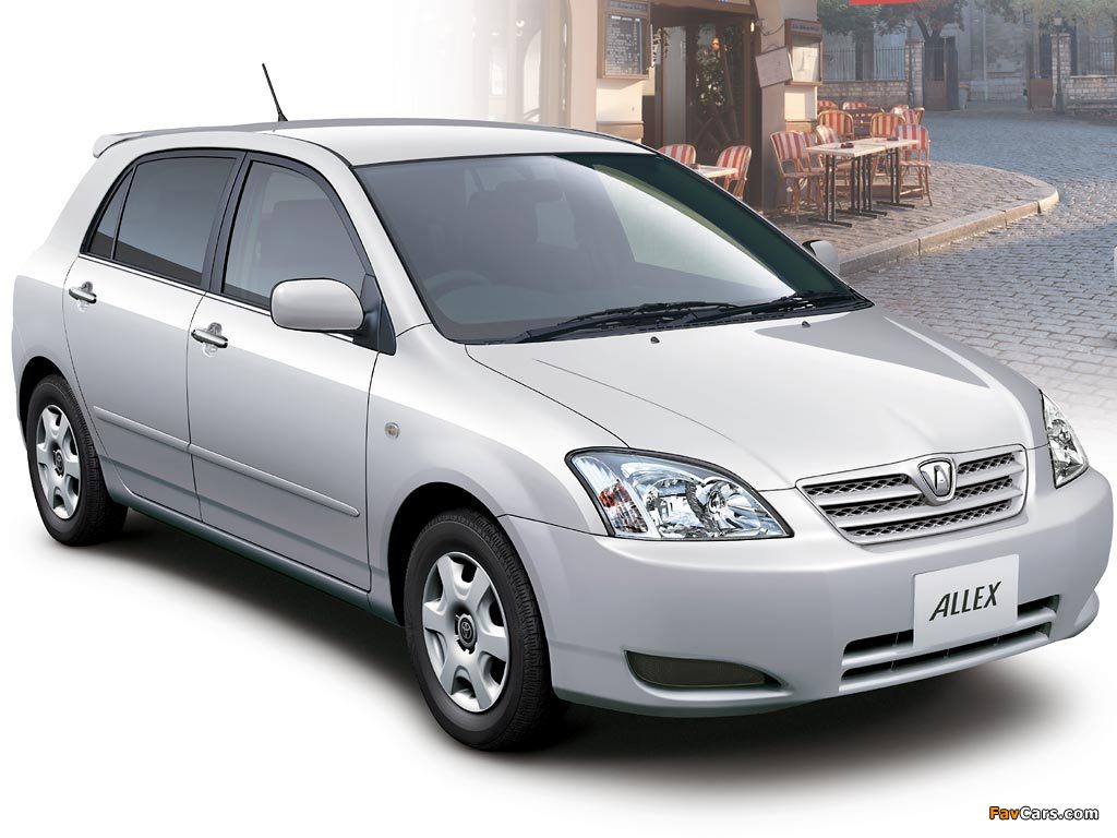Toyota Allex 2002–04 images (1024 x 768)