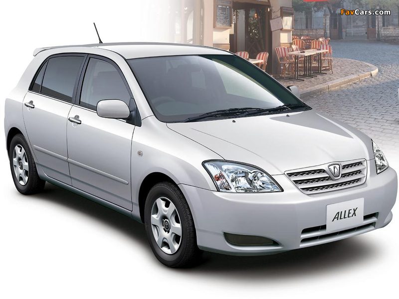 Toyota Allex 2002–04 images (800 x 600)
