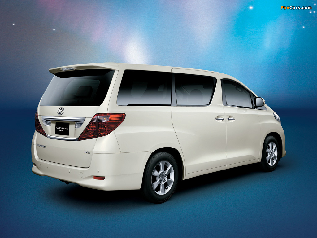 Images of Toyota Alphard (ANH20W) 2008–11 (1024 x 768)