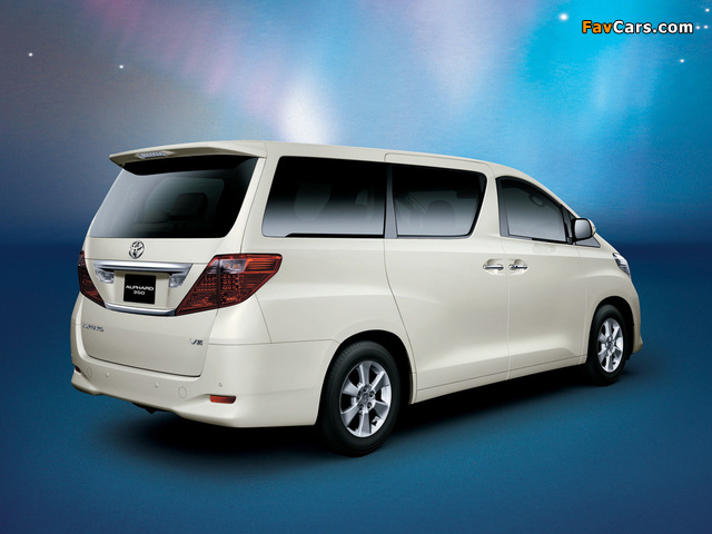 Images of Toyota Alphard (ANH20W) 2008–11 (640 x 480)