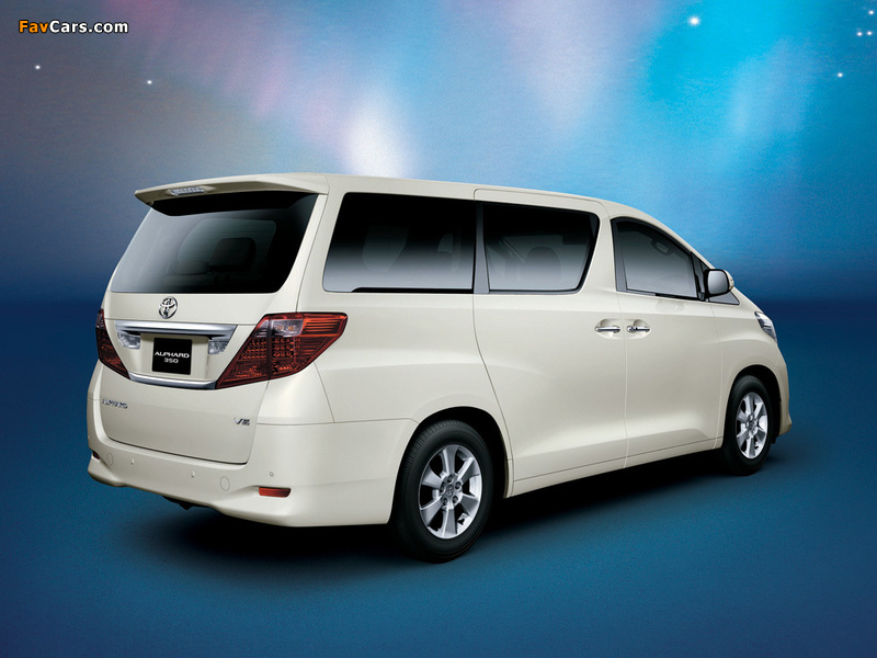 Images of Toyota Alphard (ANH20W) 2008–11 (800 x 600)