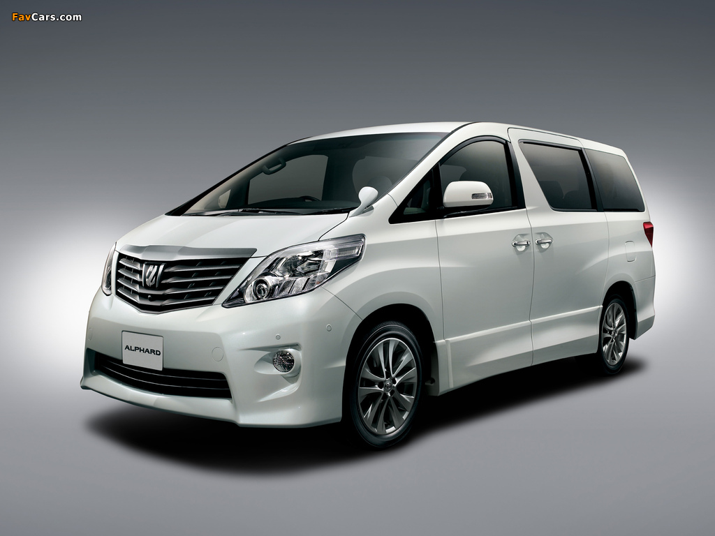 Images of Toyota Alphard 350S Prime Selection II (ANH20W) 2010–2011 (1024 x 768)