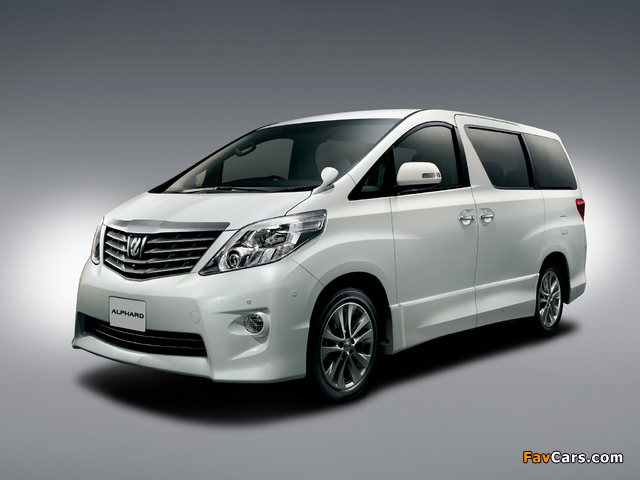Images of Toyota Alphard 350S Prime Selection II (ANH20W) 2010–2011 (640 x 480)