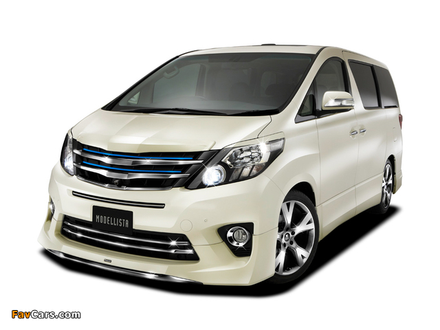 Images of Modellista Toyota Alphard 240S C Package (ANH20W) 2011 (640 x 480)