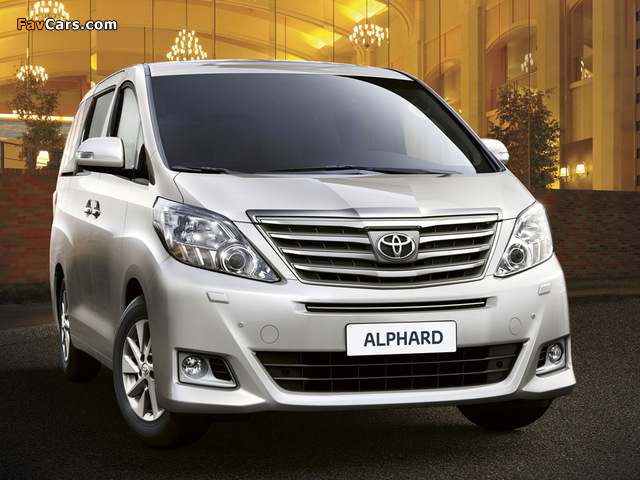 Images of Toyota Alphard RU-spec (H20W) 2011 (640 x 480)