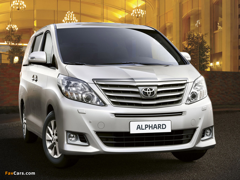 Images of Toyota Alphard RU-spec (H20W) 2011 (800 x 600)