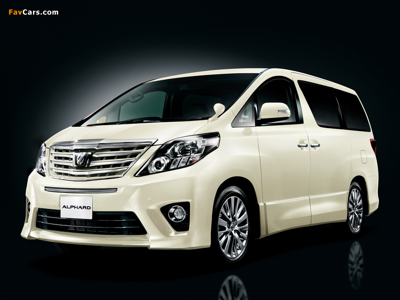 Images of Toyota Alphard 240S Type Gold (ANH20W) 2012 (800 x 600)