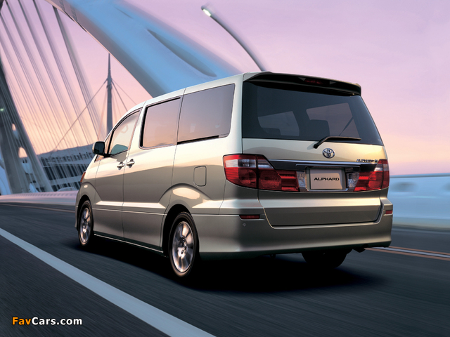 Photos of Toyota Alphard (H10W) 2002–08 (640 x 480)