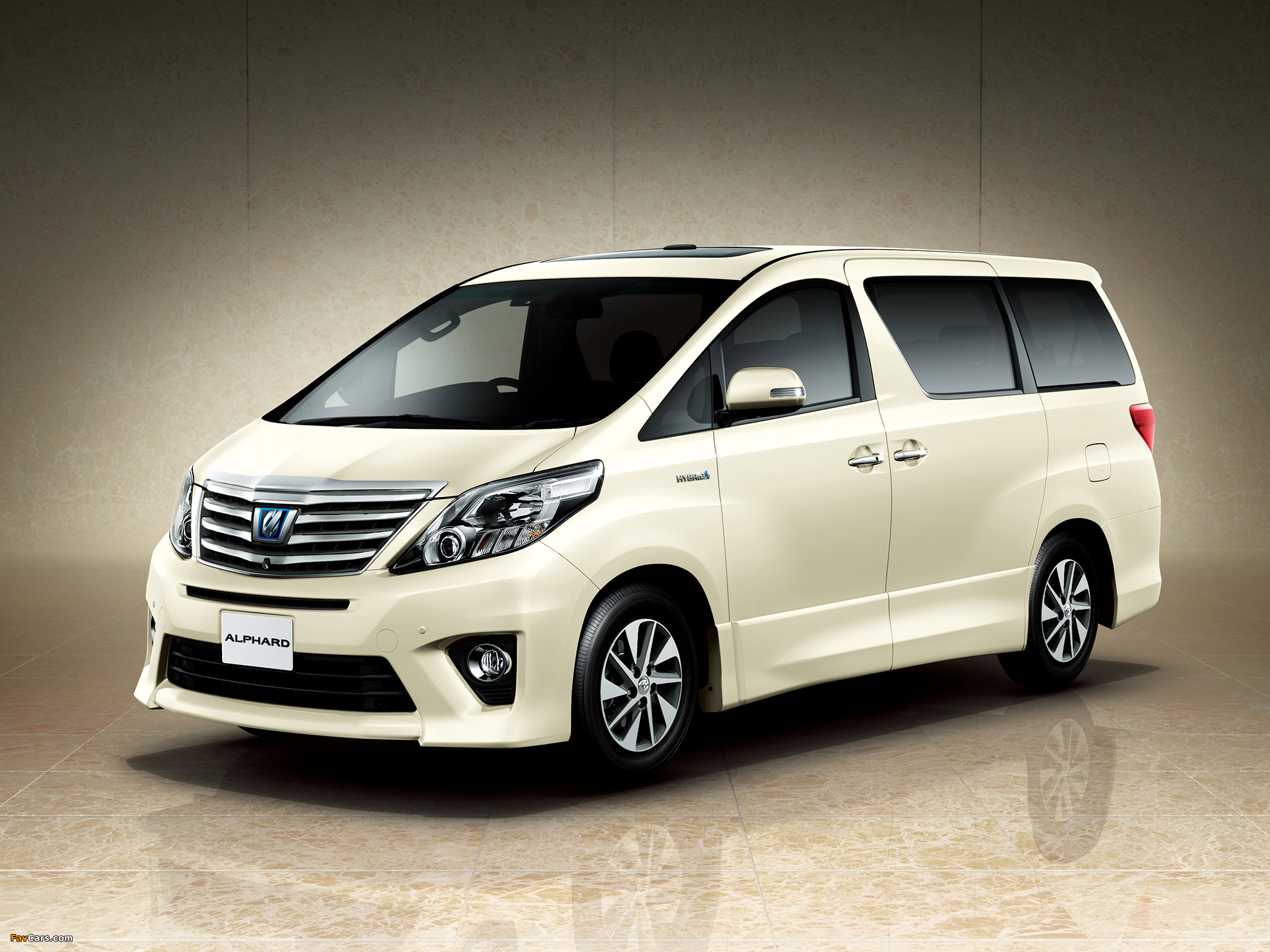 Photos of Toyota Alphard Hybrid SR C Package (ANH20W) 2011 (2048 x 1536)