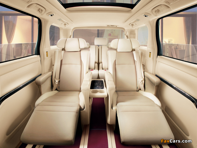 Photos of Toyota Alphard Hybrid G “Premium Seat Package (ANH20W) 2012 (640 x 480)