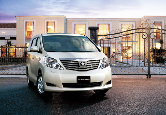 Pictures of Toyota Alphard (ANH20W) 2008–11