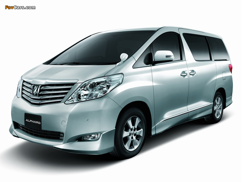 Pictures of Toyota Alphard V Aero (ANH20W) 2009 (800 x 600)