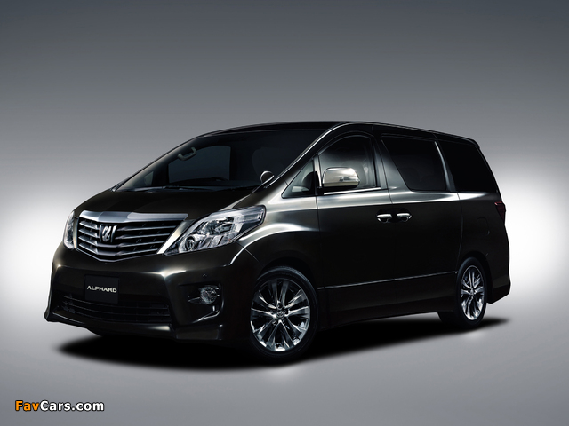 Pictures of Toyota Alphard 350S Prime Selection II Type Gold (GGH20W) 2010–11 (640 x 480)