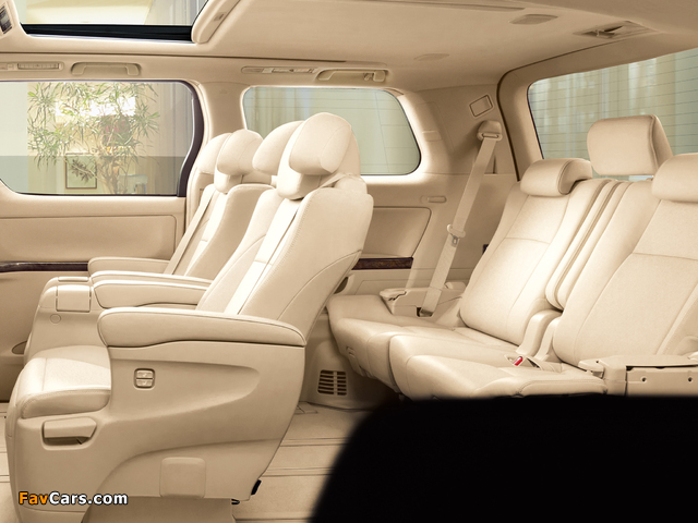 Pictures of Toyota Alphard Hybrid G L Package 4WD (ANH25W) 2011 (640 x 480)