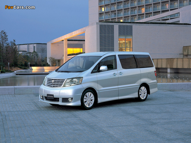 Toyota Alphard (H10W) 2002–08 pictures (640 x 480)