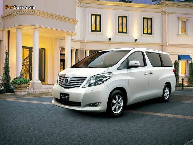 Toyota Alphard CN-spec (ANH20W) 2008–11 images (640 x 480)