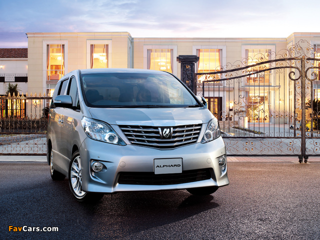 Toyota Alphard 240S (ANH20W) 2008–11 images (640 x 480)
