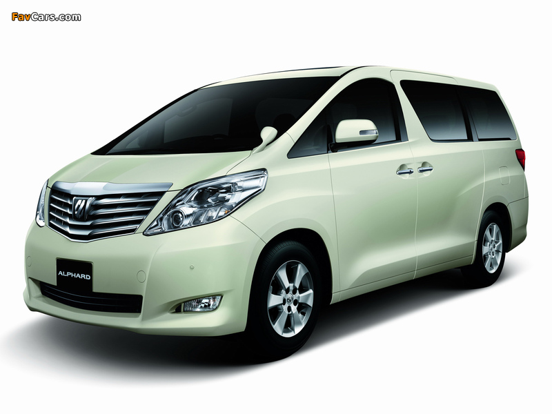 Toyota Alphard JP-spec (ANH20W) 2008–11 pictures (800 x 600)