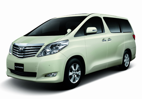 Toyota Alphard JP-spec (ANH20W) 2008–11 pictures