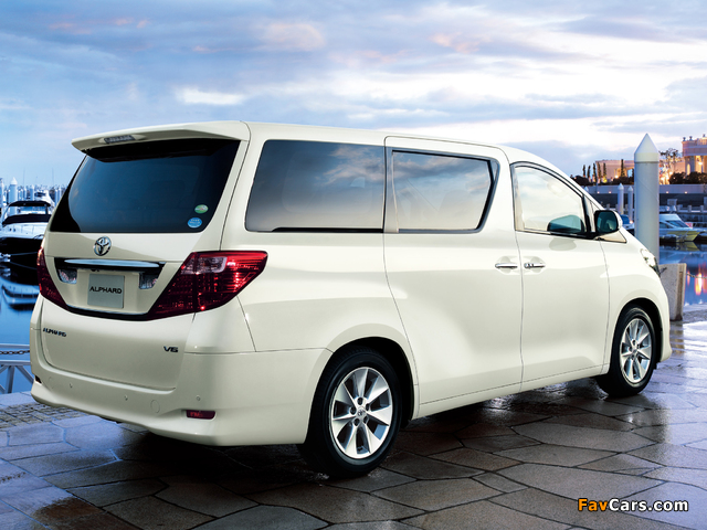 Toyota Alphard 350G L Package (GGH20W) 2008–10 pictures (640 x 480)