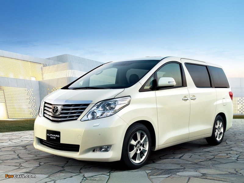 Toyota Alphard CN-spec (ANH20W) 2008–11 wallpapers (800 x 600)
