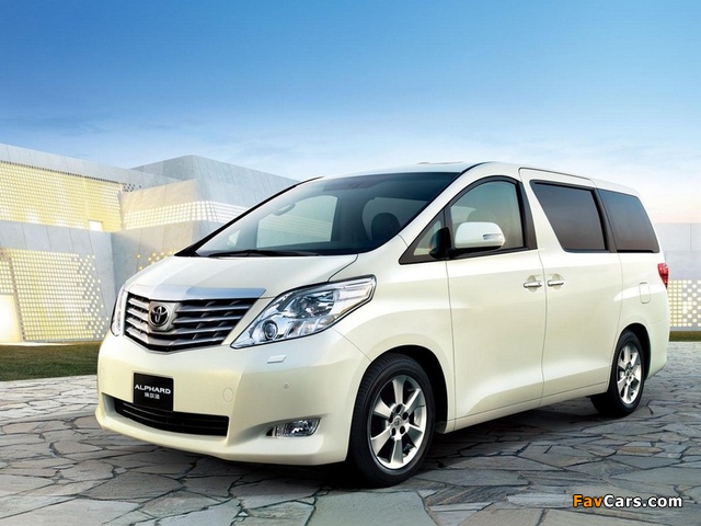 Toyota Alphard CN-spec (ANH20W) 2008–11 wallpapers (640 x 480)