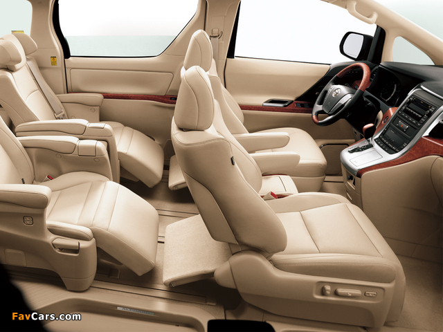 Toyota Alphard (ANH20W) 2008–11 wallpapers (640 x 480)