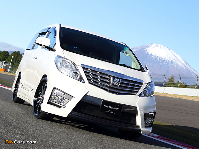 Artisan Spirits Toyota Alphard (ANH20W) 2008 wallpapers (640 x 480)