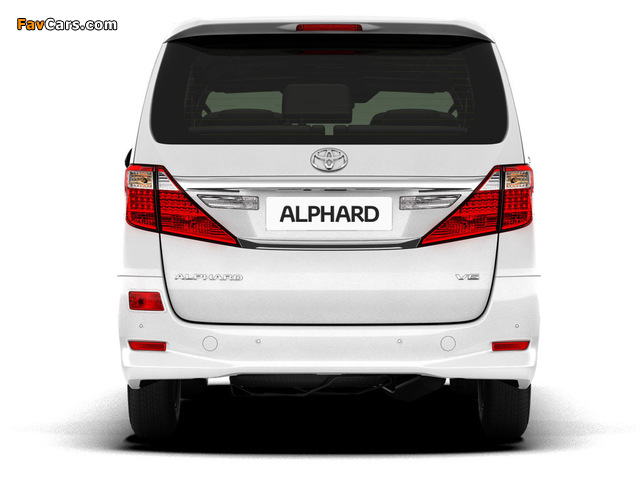 Toyota Alphard RU-spec (H20W) 2011 images (640 x 480)