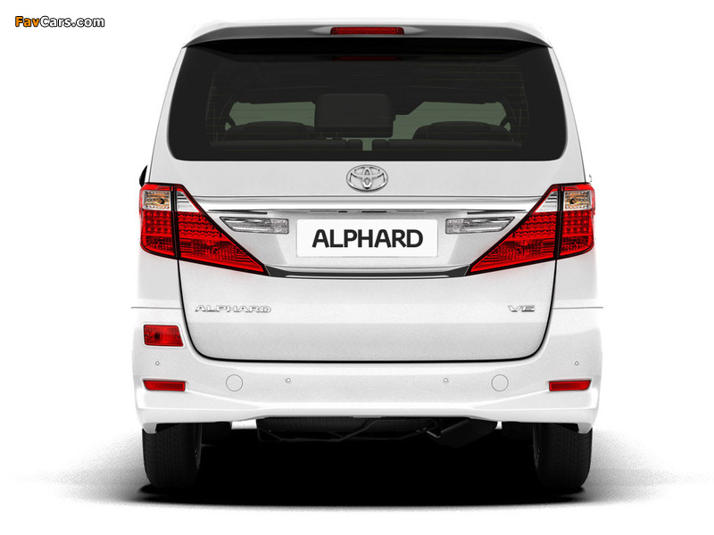 Toyota Alphard RU-spec (H20W) 2011 images (800 x 600)