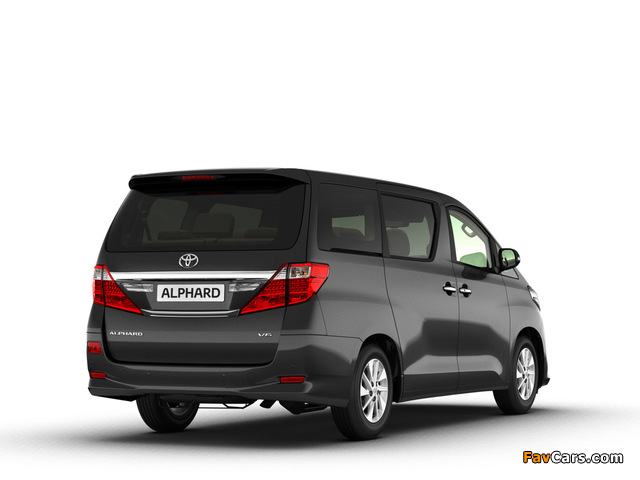 Toyota Alphard RU-spec (H20W) 2011 images (640 x 480)