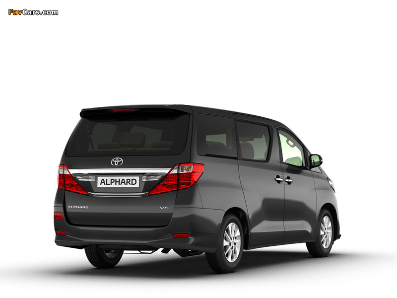 Toyota Alphard RU-spec (H20W) 2011 images (800 x 600)