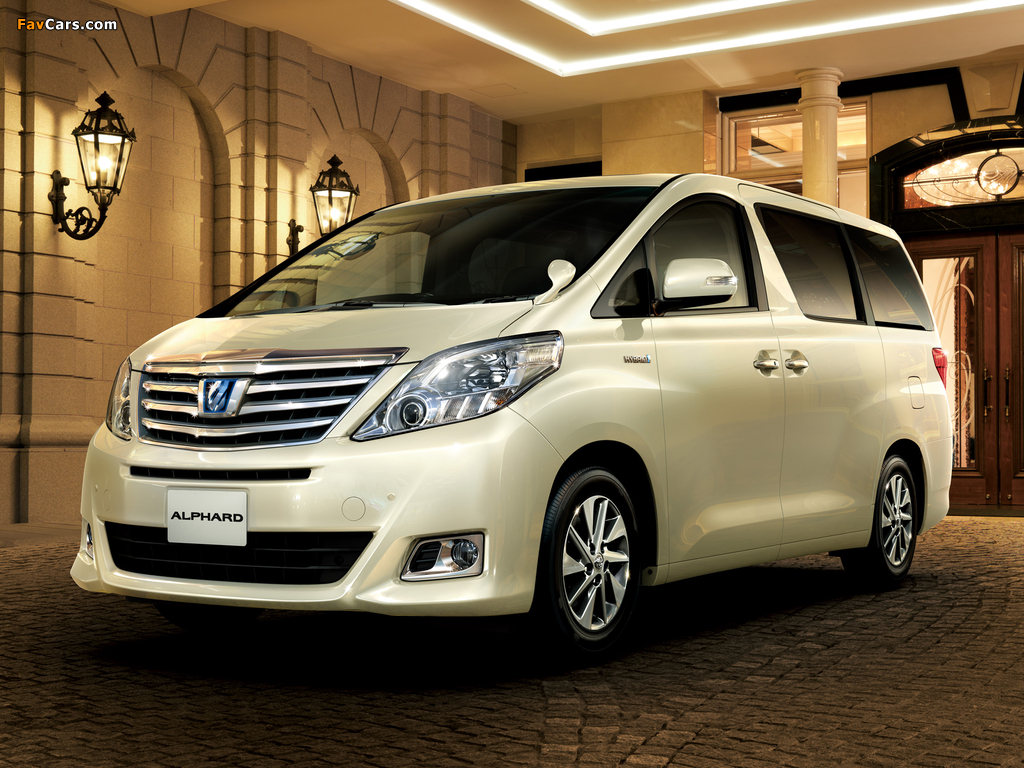 Toyota Alphard Hybrid G L Package 4WD (ANH25W) 2011 photos (1024 x 768)