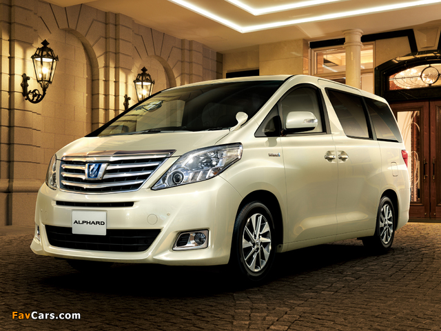 Toyota Alphard Hybrid G L Package 4WD (ANH25W) 2011 photos (640 x 480)