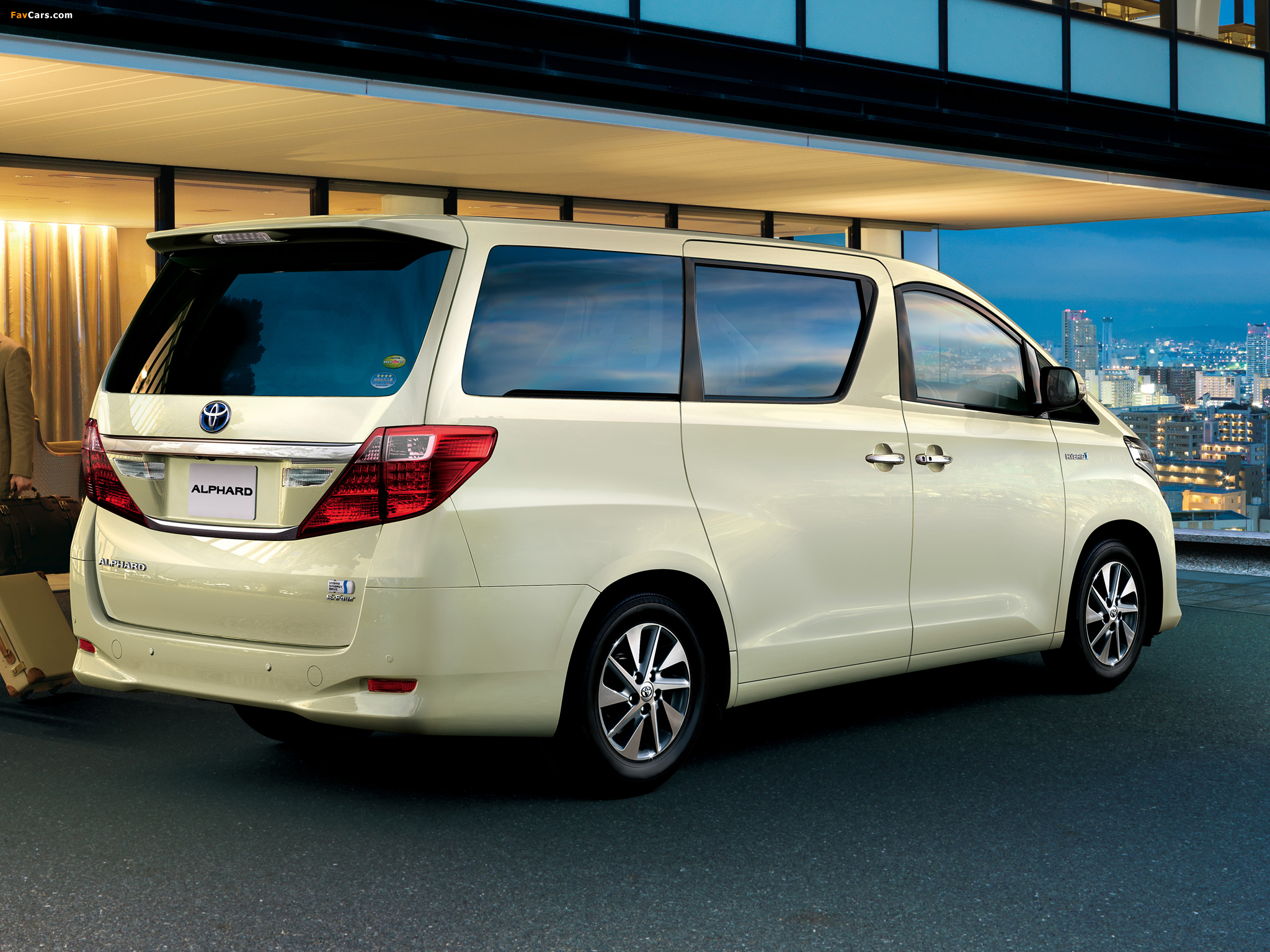 Toyota Alphard Hybrid G L Package 4WD (ANH25W) 2011 photos (2048 x 1536)