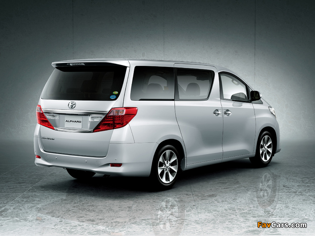 Toyota Alphard 240G (ANH20W) 2011 pictures (640 x 480)